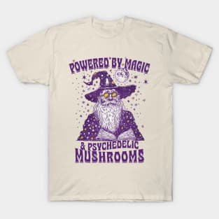 Powered By Magic & Psychedelic Mushrooms T-Shirt